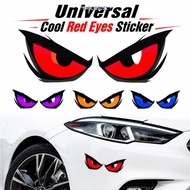 NARCISSUS13A0E 1PC Car Fierce Red Eyes Sticker, Cool Universal Unique Eye Stickers, Personality 2D P