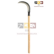 GRASS SICKLE COME WITH WOOD HANDLE SABIT RUMPUT PISAU POTONG RUMPUT PISAU RUMPUT  镰刀 SABIT KEBUN