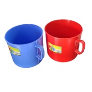 10cm/11cm/13cm plastic mug cup with handle/cawan plastic