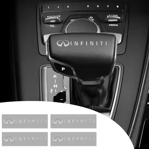 Car Accessories 3D Metal Decorative Stickers For Infiniti Q50 FX35 Q30 G37 Q70 QX70 G35 Q60 QX50 QX6