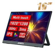TEMU Anmite 16-inch Portable Touchscreen Monitor With :10 Ratio And 300cd/m2 Brightness, Suitable Fo