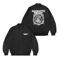 Seisin Bomber Agnostic Front my way black jacket unisex