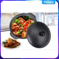 [Etekaxa] Iron Casserole Mini Kitchen Cast Iron Wok