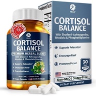 1 Body Cortisol Balance, Cortisol Supplements for Women & Men with Shoden , Phosphatidylserine & Mag