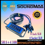 Kabel Snake Soundmax 8 Channel Snake Cable 8+4 10M PREMIUM