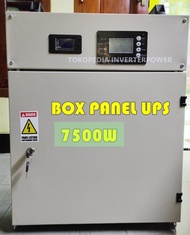 Box panel mode ups inverter paket lengkap trafo 7.500W 7.5kw psw 7500w