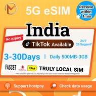 eSIM India 3-30Days | Daily500MB-3GB&Unlimited Data | Instant Delivery | India SIM Card