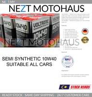 VOLTRONIC 10W40 Semi Synthetic / 5W40 Fully Synthetic Engine Oil 4L Car Proton Toyota Honda Nissan