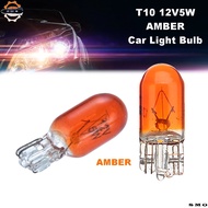 T10 12V5W Car Light Bulb Amber Orange Lampu Kecil Kereta Viva Myvi Axia Bezza Persona New Saga BLM FLX Alza Wira 1PCS