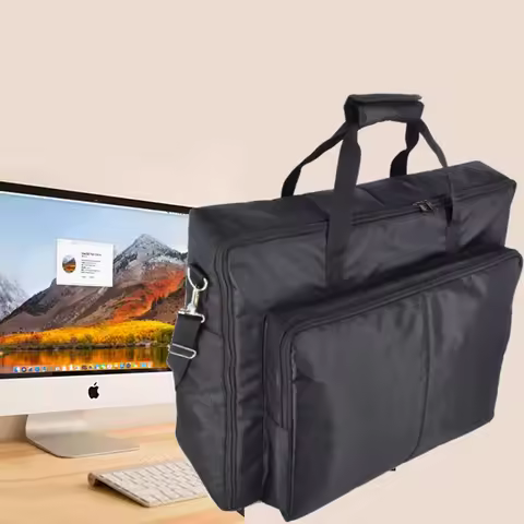 For Apple Imac Computer All-in-one Storage Bag Shockproof and Waterproof Shoulder Portable Bag