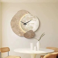 Creative Moon Design Wall Clock Modern Silent Wall Clock Decorative Clock For Home Living Room M9t2