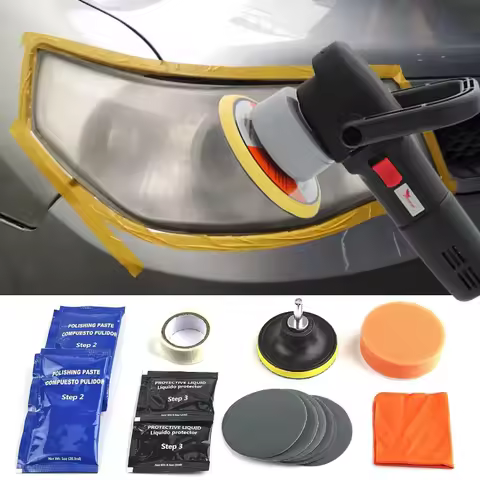 Professional Headlight Polish & Wax Kit β Restore Foggy or Aged Taillights