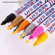 OL  Colorful Permanent Paint Marker Waterproof Markers Tire Tread Rubber Fabric Paint Marker Pens Graffiti Touch Up Paint Pen n