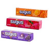 Original Sugus Chewy Candy Imported Sugus Stick Candy (Blackcurrant Grape / Strawberry / Orange) 30g