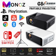 Genuine product protection 5 Years Warranty Monoz 6000 lumens G86 Projector FULL HD 1080P Android Mini Projector WIFI LCD A80 Protable Projector