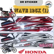 ULTIMO HONDA WAVE125X Stripe Stiker Sticker WAVE 125 X WAVEX WAVE125 (1) 125X BODY COVERSET COVER SET KAVERSET KAVER SET
