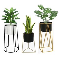 Plant Pot Metal Flower Stand Plant Stand with Flower Pot For Indoor  Plant Holder Rectangular Wrought Iron Planter