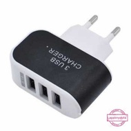 3 Port 5V 3.1A EU Plug LED Travel Adapter - EKA