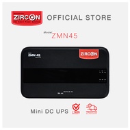 DC UPS ZIRCON รุ่น ZMN45 เครื่องสำรองไฟสำหรับ CCTV และ Wifi Router I สำรองไฟนาน 6 ชั่วโมง
