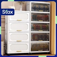 StaxHomedeco 32-50cm Durabox Cabinet Drawer Flip Top Storage Plastic Wardrobe For Toy Clothes Home O