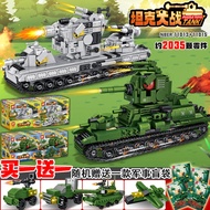KV-99 Heavy Tank Soviet World War II Tank KV444 Tank Puzzle Interesting Assembled Building Block Mod