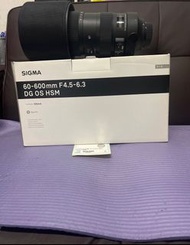 超平 完美無瑕 全套有盒 香港行貨 Sigma 60-600 60-600mm OS HSM 最新款 Sport Nikon F  Mount 演唱會 打雀 一支搞掂晒