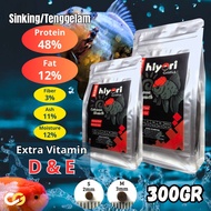 Hiyori Goldfish Pellets 300gram Original Sinking Chef Feed