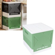 moonbase banapoy Folding Storage Box with Large Building Lid  37L Blocks Collapsible Bin Toys Organi