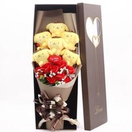 布甸狗畢業花束