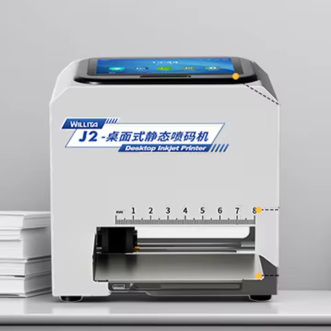 Willita J2 12.7mm Portable Label Printer QR Bar Batch Code Date Number Logo Expiry Date Desktop Inkj