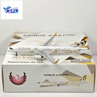 Phoenix 11924 1: 400 Attihad Airlines A321neo A6-AEN Alloy Model
