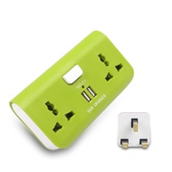 Dual USB Charger Socket Wall Plug Extension PSP MP3 GPS Smartphone Home Office 2 Port Charge Power A