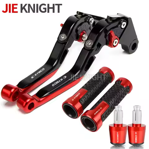 Moto Brake Clutch Lever Folding Handle Hand Grips Set For KYMCO DOWNTOWN XCITING K-XCT CK250T 300 CK