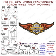 Harley03 LOGO EMBROIDERED PATCH/EMBLEM BET HARLEY DAVIDSON