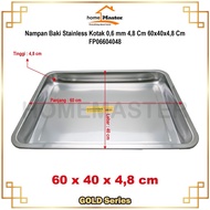 HomeMaster/ Tray Stainless Steel Tray Square/ Tray Square/ Rectangular Box Diameter 0.6 mm Thickness