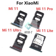 For Xiaomi 11 11 Lite Mi 11 Pro Mi11 Ultra SIM Card Tray Chip Slot Drawer Holder Adapter Accessories