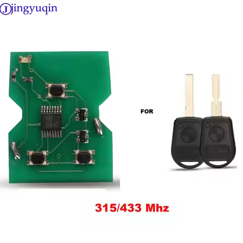 jingyuqin 3B Remote Car Key 315/433 Mhz With ID44 Chip For BMW Z3 E31 E32 E34 E36 E38 E39 E46 Contro