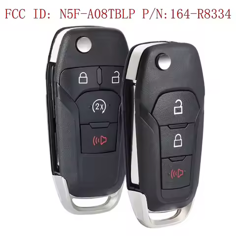 Baojiangda 434.2MHz ID49 Chip 3/4B FCC ID: N5F-A08TBLP P/N:164-R8334 Flip Keyless Remote Key Fob for