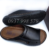 Dép nam da bò cao cấp Thiên Ân D98
