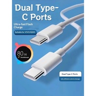 Kabel Type-C to Type-C | 1M 1.5M | Pengecasan Pantas | Penghantaran Lokal