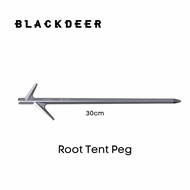 BLACKDEER Aluminium Alloy 30cm "Root" Tent Peg / Ground Nail | Pasak Khemah | 7075 Aluminium Alloy