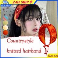 The Shop Is In Bangkok.flower Knitted Headband Headscarf 56*6cm.korean Style For Women Students Many