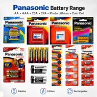 [ PANASONIC ] Battery Range | Evolta AA AAA | Rechargeable 650mAh | 23A 27A CR123A CR2 2CR5 CR-P2 Co
