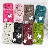 Fashion Full Screen Black White Stars Phone Casing For OPPO A53 A33 A57 A57S A60 A77 A77S A79 A94 A9
