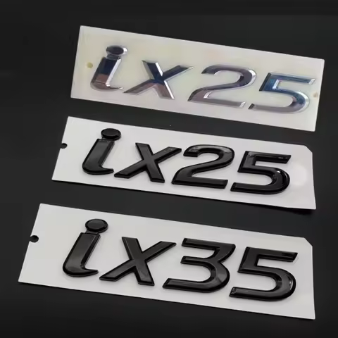 Car Trunk Badge Sticker for Hyundai IX25 IX35 Letters Azera IONIQ CELESTA CRETA ELANTRA IX20 Ix25 Ix