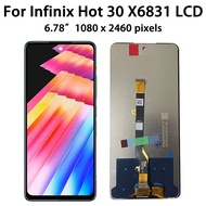 XD ต้นฉบับสำหรับ Infinix 30i ร้อน Hot30i X669 NFC X669C X669D สัมผัสหน้าจอ LCD หน้าจอดิจิตอลสำหรับ I