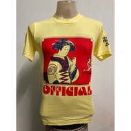 T-Shirt Geisha Pattern Vintage Style Baju T Shirt Lelaki