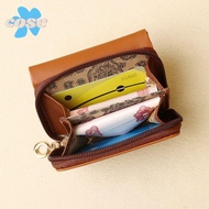 COSE zipper Pocket Purse Wallet Short Nylon Cash Purse Bag Portable PU Leather Three Fold Wallets Wo