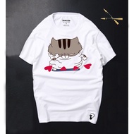 AMI CAT PRINTED SHIRT REMOVES FAT BELLY