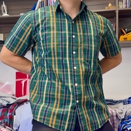 ApaceManson - short sleeve shirt with checkered front pocket COTTON 98% for Men Menswear COLOR 42